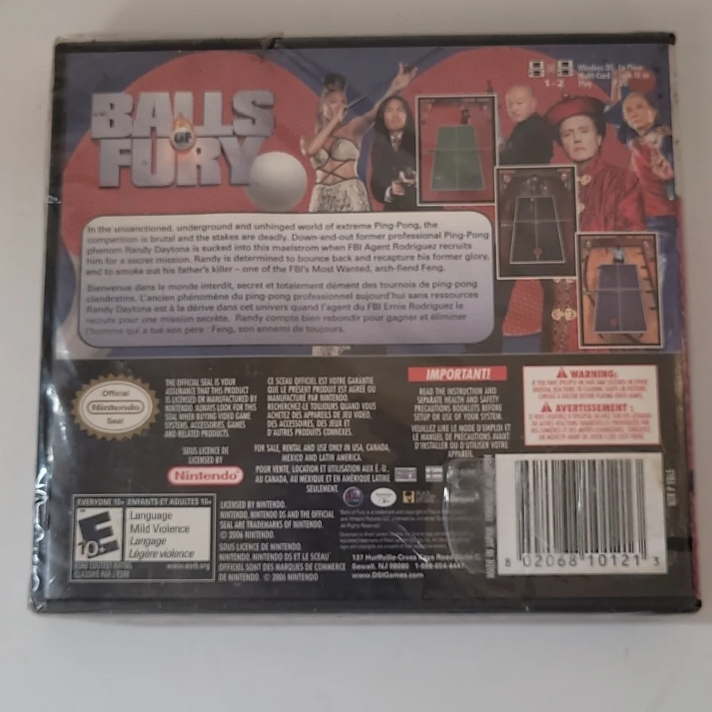 Nintendo DS Balls‎ Of Fury Game